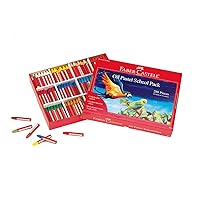 Faber-Castell - Oil Pastels School Pack - Premium Art Supplies For Kids (24 Each of 12 Colors) (288 Count)