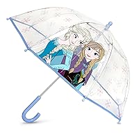 ABG Accessories, Minnie Mouse, Frozen, Encanto and Paw Patrol Kids Clear Umbrella for Girls Rain Wear Ages 3-10