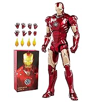 MK3 Ironman Action Figure-7 Inch Deluxe Painting Exquisite Collection Mark Model Gift (MK III)