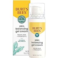 Burt’s Bees Daily Gel Cream , Skin Balancing Face Moisturizer, Hydrates Skin, for All Skin Types, With a Prebiotic, 1.8 Oz.