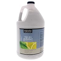 Cuccio Naturale Daily Skin Body Polisher - Soothes And Softens Your Skin - Gentle Exfoliation Process - Lifts Dead Cells From The Skin’s Surface - Radiant Skin - White Limetta And Aloe Vera - 1 Gallon