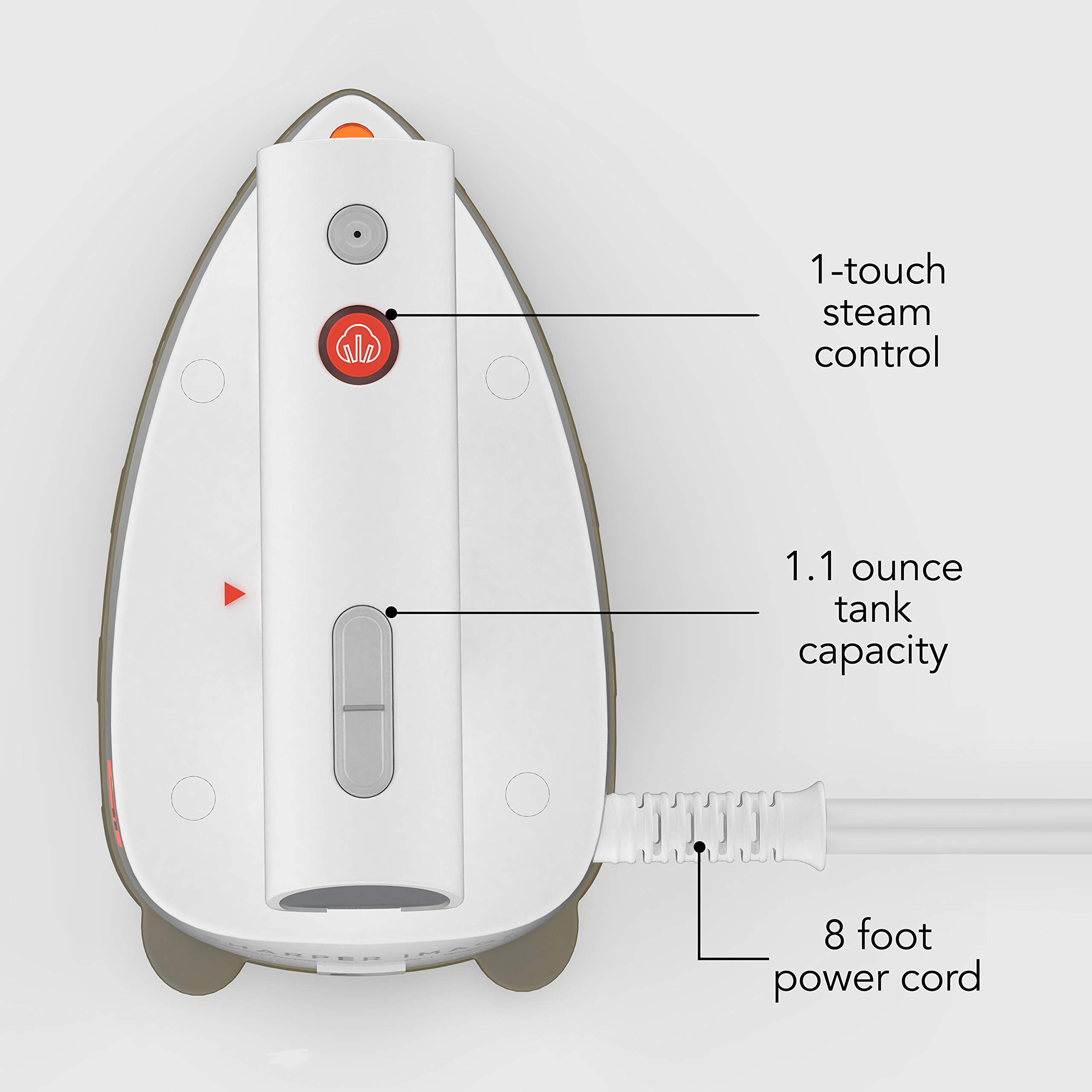 Sharper Image SI-755 Mini Steam Iron with Dual Voltage for Travel
