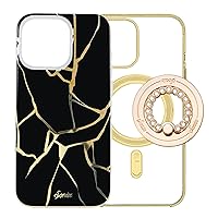 Sonix Case + Magnetic Ring (Gold) for MagSafe iPhone 15 Pro Max | Kintsugi