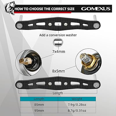 Mua GOMEXUS Power Handle Compatible for Shimano Curado SLX Tranx Daiwa  Tatula Abu Lews Baitcasting Reel Handle(7x4 Need Adapter) trên  Mỹ  chính hãng 2024