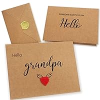 HAMUIERS Pregnancy Announcement for Grandpa, Pregnancy Annoucement Card for Grandfather, Grandpa Baby Announcement Ideas for Pregnancy Reveal, First Time Grandpa Gifts