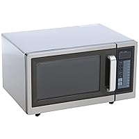 289-1000E Commercial Microwave with Digital Touch Pad Control, Silver