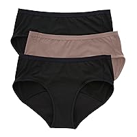 Hanes Women's Comfort, Period. Women's Hipster Period Underwear 3-pack