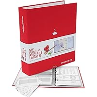 SUCK UK My Family Recipe Binder | Family Recipe Book & 3 Ring Binder | Foodie Recipe Organizer | Books with Recipe Cards, Pockets & Dividers | Recipe Journal Binders & DIY Cookbook | Cooking Gifts