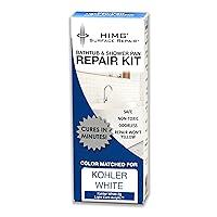 HIMG Bathtub & Shower Pan Repair Kit, Compatible with Kohler White
