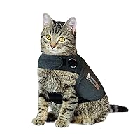 Thundershirt Classic Cat Anxiety Jacket, Heather Gray, Medium (9 to 13 lbs), THU-009