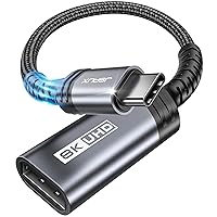 8K DisplayPort Cable 1.4, JSAUX DP Cable 6.6ft（8K@60Hz, 2K@240Hz, 4K@144Hz,  32.4Gbps）, Display Port to Display Port Cable 1.4 (DP to DP Cable)  Compatible for Gaming Laptop TV PC Computer Monitor-Red 