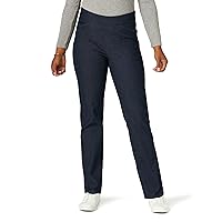 Chic Classic Collection Womens Easy-Fit Elastic-Waist Pant