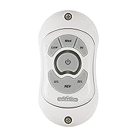 Fanimation TR22WH Traditional Hand Held Remote Reversing-Fan Speed/Up Down Light from Controls Collection in White Finish, 4.50x0.30x1.50