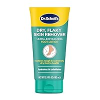 Dr Scholl's Dry, Flaky Skin Remover Ultra Exfoliating Foot Lotion with Urea for Rough Dry Cracked Feet, Heal and Moisturize for Healthy Looking Feet, Intensive Foot Care, Alpha Hydroxy Acids, 3.5 oz