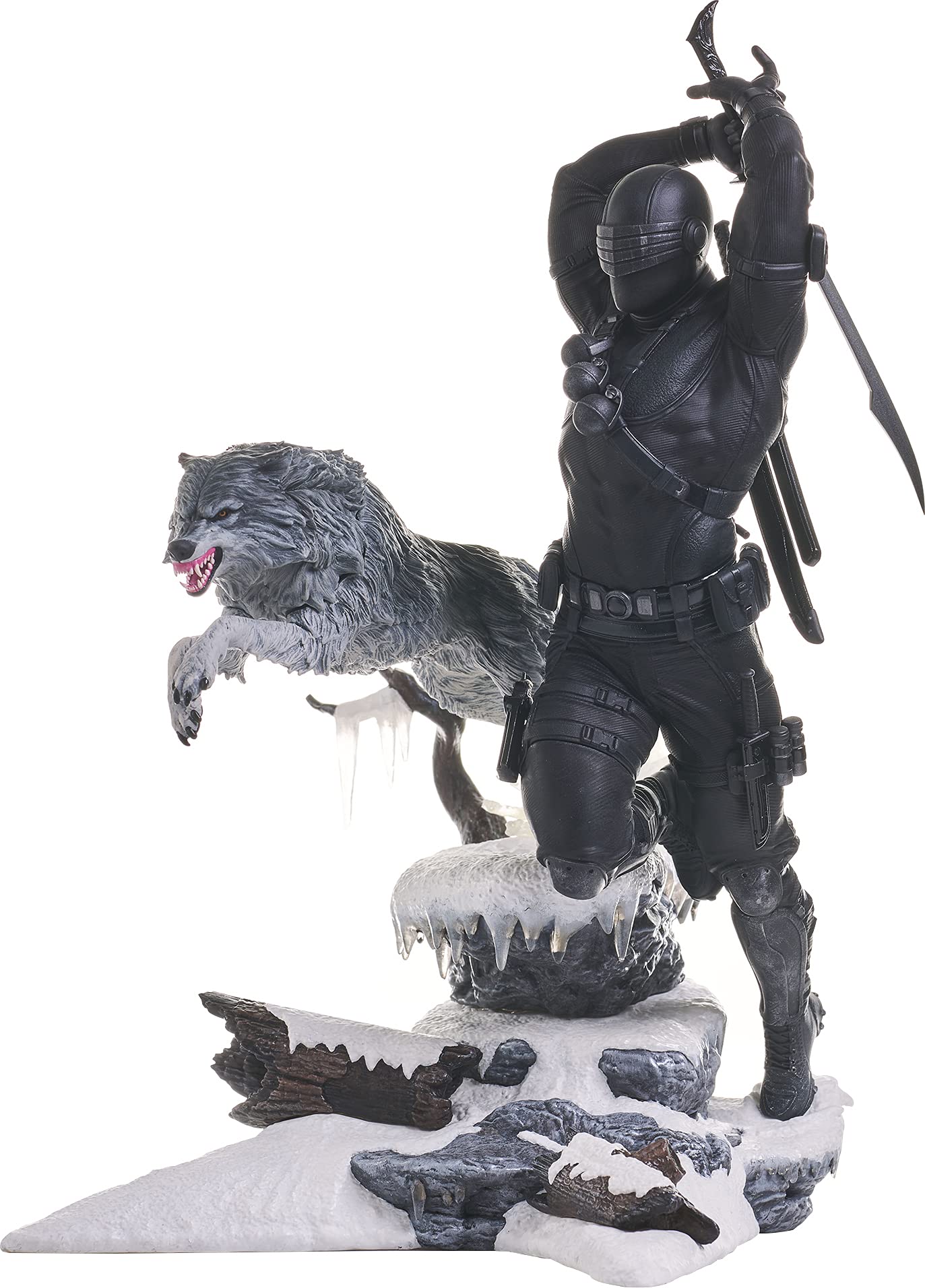 DIAMOND SELECT TOYS G.I. Joe Gallery: Snake Eyes PVC Statue, Multicolor 11 inches