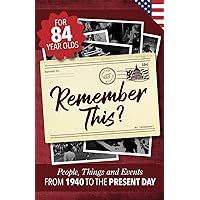 Remember This?: People, Things and Events from 1940 to the Present Day (US Edition) (Milestone Memories)
