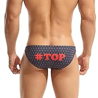 JOINFUN Men's Sexy Printed Pouch Briefs Underwear Breathable Cheeky Hipster Bikini Panties