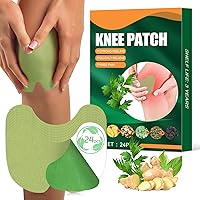 Knee Patches,24Pcs Relief Patch for Knee,Self-Heating Patches Long Lasting of Wormwood Knee Patch for Knee, Back, Neck, Shoulder