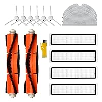16 Packs Accessory Kit Replacement Compatible for Dreame D9 Compatible for Dreame L10 Pro Compatible for Dreame D9 Max Compatible for Dreame D9 Pro Robot Vacuum Cleaner