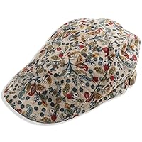 Quintet 07-ml20-8 Men's Paisley Pattern Hunting Hat Bird Hat Beret Cap Hat
