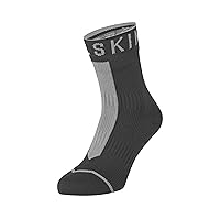 SEALSKINZ Unisex Waterproof All Weather Ankle Length Sock With Hydrostop