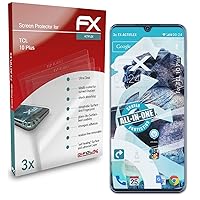 Screen Protector compatible with TCL 10 Plus Protector Film, ultra clear and flexible FX Screen Protection Film (3X)