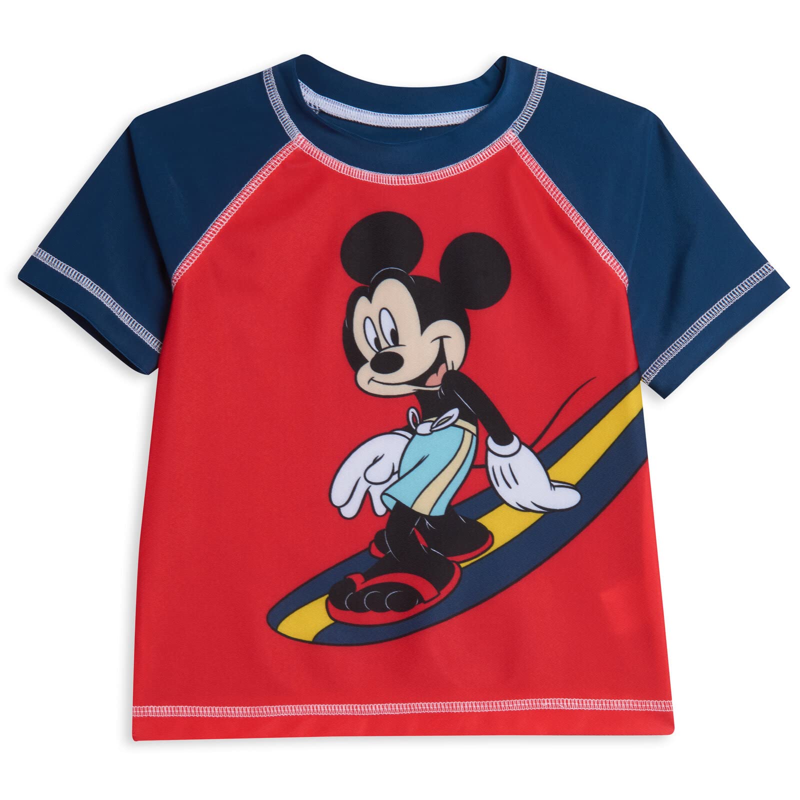 Disney Mickey Mouse Rash Guard and Swim Trunks Outfit Set Infant to Toddler