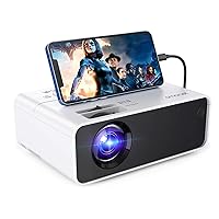 Movie Projector, SMONET 1080P HD Projector 7500L Home Projector Video TV Projector Mini Portable LED Projector Outdoor Indoor Wall Compatibale with TV Stick Laptops PC PS5 HDMI USB