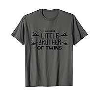 Awesome Little Brother of Twins T-Shirt