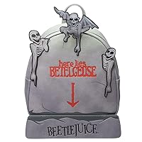 Beetlejuice Tombstone Glow-in-the-Dark Mini-Backpack -Entertainment Earth Exclusive