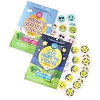 BuzzPatch (1 Pack) and SleepyPatch (1 Pack) Bundle - 60 Mosquito Patches and 24 Sleep Promoting Stickers - The Original Non-Toxic, Chemical Free, Natural Relief for Insect Bites and Sleep Support