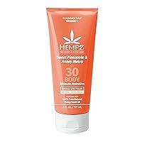 Sweet Pineapple & Honey Melon Herbal Body Sunscreen 6 oz. SPF 30