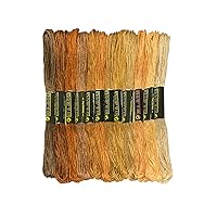 Friendship Bracelet String 12 Skeins, Embroidery Floss Cross Stitch Embroidery Thread Floss Bracelet Making Yarn, Craft Floss （Brown Series