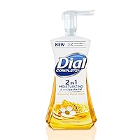 Dial Complete 2 in 1 Moisturizing & Antibacterial Foaming Hand Wash, Manuka Honey, 7.5 Ounce , 8 Count (Pack of 1)