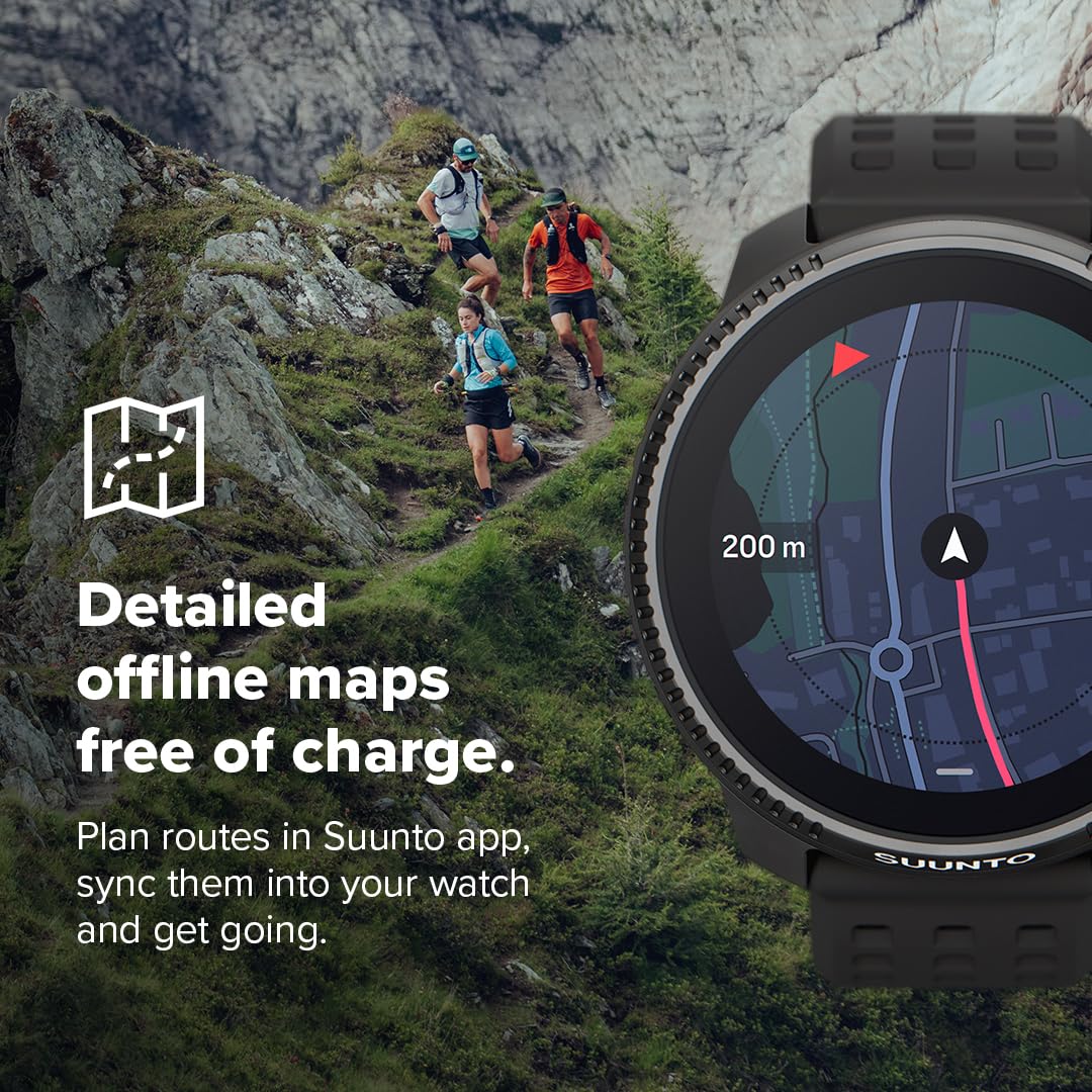  SUUNTO Race GPS Sports Watch, Tracker w/Dual-Band GNSS & Global  Offline Map, Clearer AMOLED Touchscreen, 26-Day Standby, Support 95+ Sports  for Training Insights & Recovery Metrics, Sapphire Lens : Electronics
