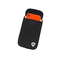 EMF Blocking Cell Phone Sleeve - EMF Blocking Pouch That Fits Most Cell Phones - Updated Version (Black, Large)