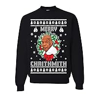 Mike Tyson Merry Chrithmith Ugly Christmas Crewneck Sweatshirt