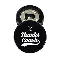 Hockey Puck Bottle Opener Best Coach Printed Gift Personalized Puck- Official Size-Thanks Coach,Team Custom Design Real Hockey Puck Gift