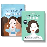LitBear Pimple Patches Large & Small (230 Patches)