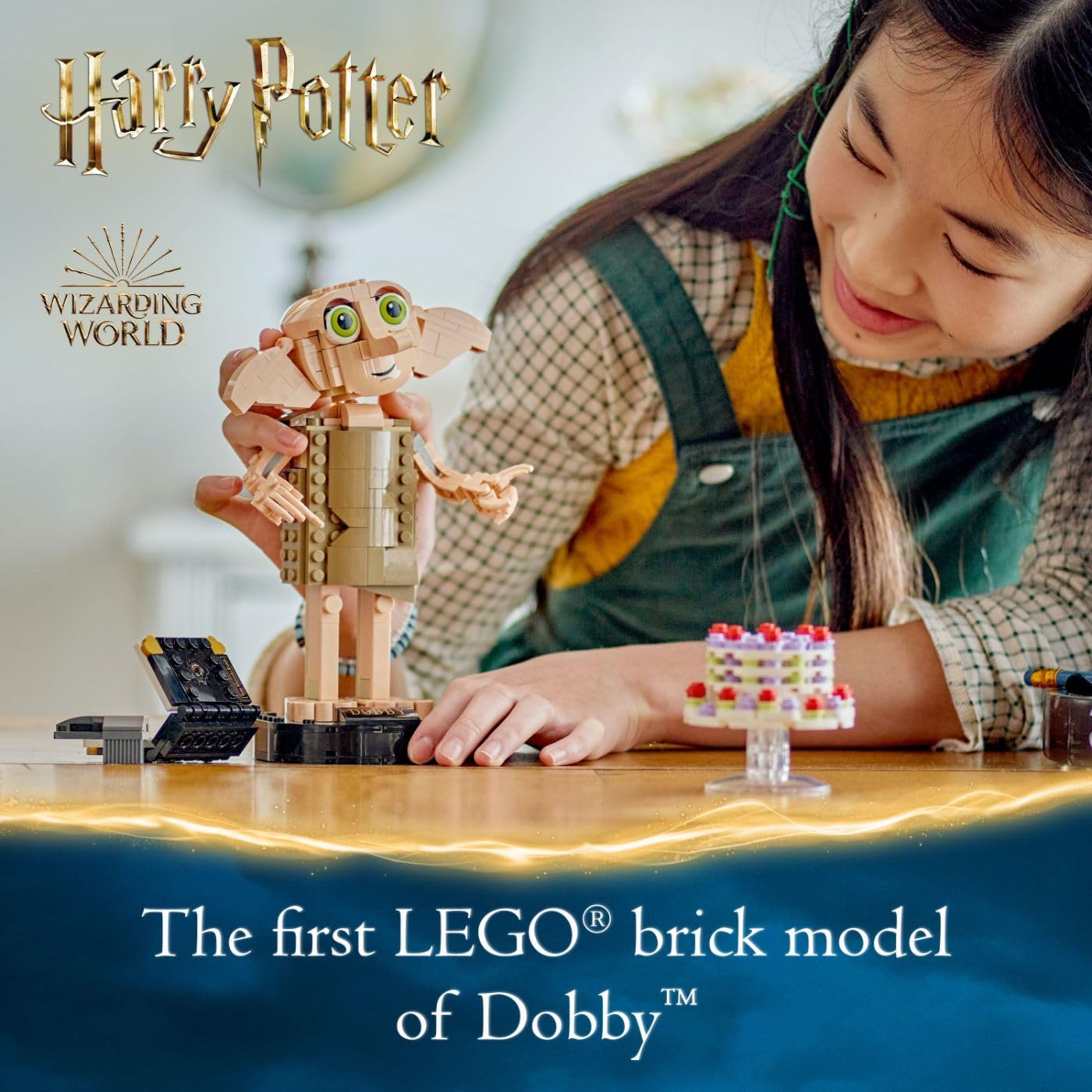 LEGO Harry Potter Dobby The House-Elf 76421 Building Toy Set for 8 Year Old Boys, Girls, and Kids; Authentically Detailed Build and Display Model of a Beloved Character