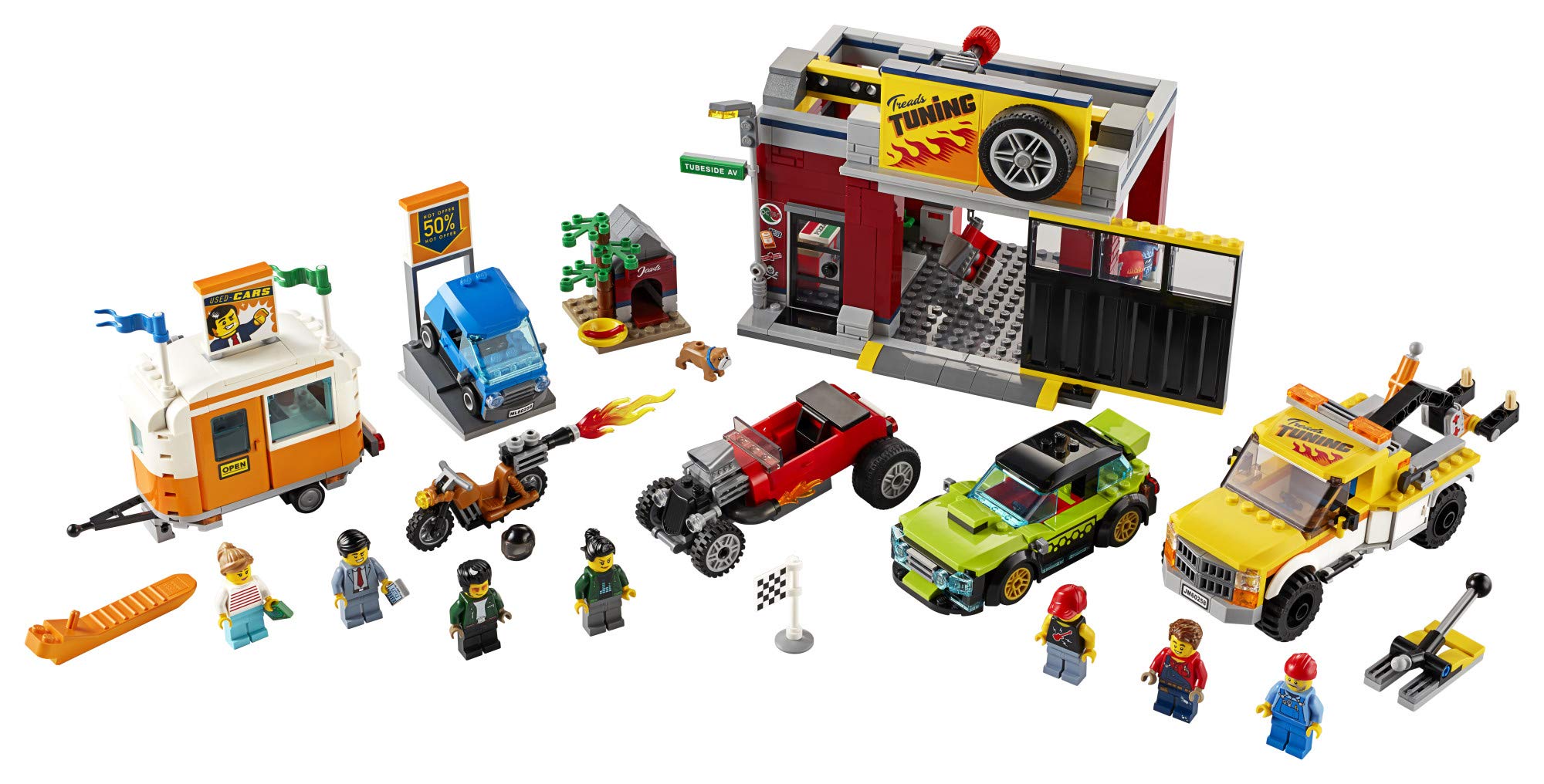 LEGO City Toy Car Garage 60258, Cool Building Set for Kids (897 Pieces)