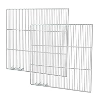 Set of 2 Commercial Freezer and Refrigerator Replacement Shelves (21