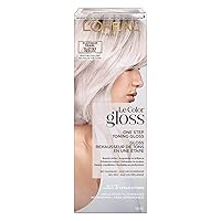 L'Oreal Paris Feria Long-Lasting Anti Brass Blonde Hair Toner and Le Color Gloss In-Shower Toning Hair Gloss for Bleached Hair, 1 Application and 4 Ounce
