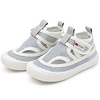Toddler/Little Kid Wter Casual Shoes, Breathable Fabric Mesh Sneakers, Outdoor Indoor Comfortable Shoes for Swim Beach