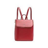 DKNY Womens Bryant Park Leather Top Zip Backpack