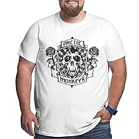 Big Size Man's T Shirt O-Neck Short-Sleeve Tee Tops Custom Tees Shirts