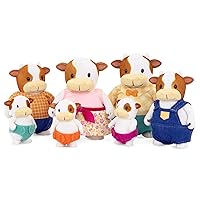 Li’l Woodzeez – Animal Figurines – Cow Toy – Collectible Figurines – Cow Family – 3 Years + – The FitzMoo Cows