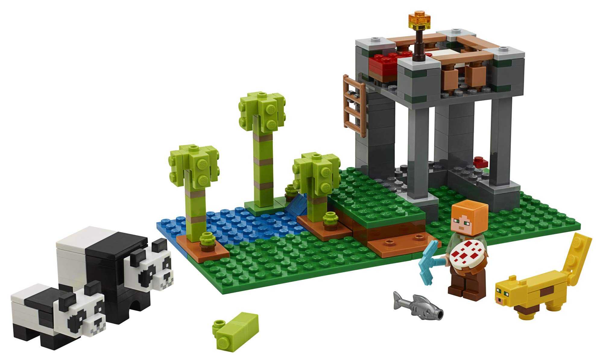 LEGO Minecraft The Panda Nursery 21158 Construction Toy for Kids, Great Gift for Fans of Minecraft and Pandas (204 Pieces)