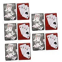 ERINGOGO 10 Box Playing Cards Party Favor Cards Game Party Cards Poker Party Mini Playing Card Poker Cards Small Playing Card Poker for Party Poker Game Travel Miniature Gift Paper