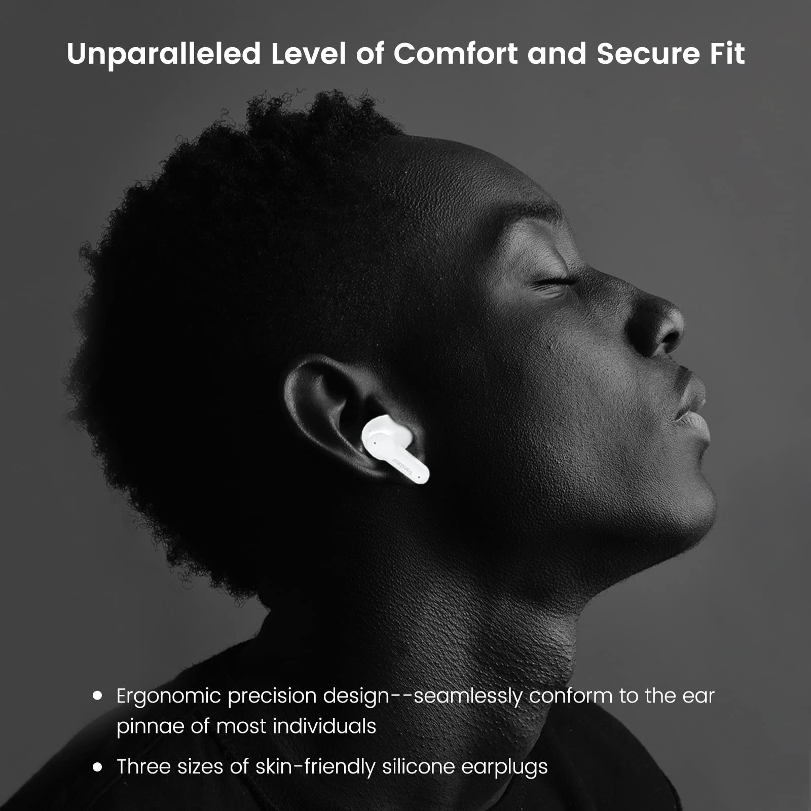 Wooask M3 Translator Earbuds for Voice Language Translation in 74 Languages and 70 Accents Quick Response with 97% High Accuracy Innovative Sliding Design Perfect for Travel, Business & Daily Use